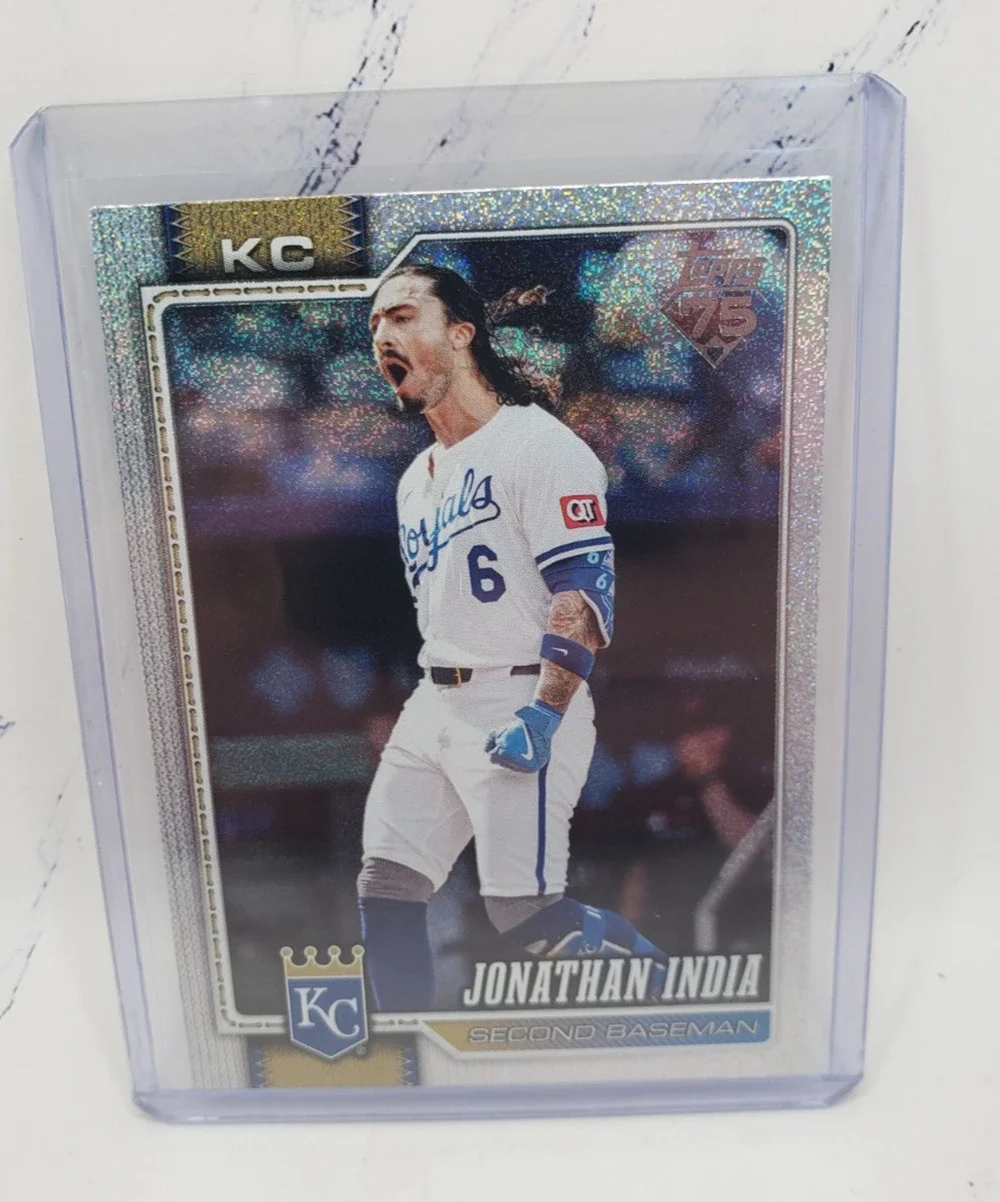 2026 Topps Series 1 Jonathan India #237 Kansas City Royals Sandglitter